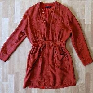 Balenciaga silk burnt orange dress.Light and airy, 100% silk